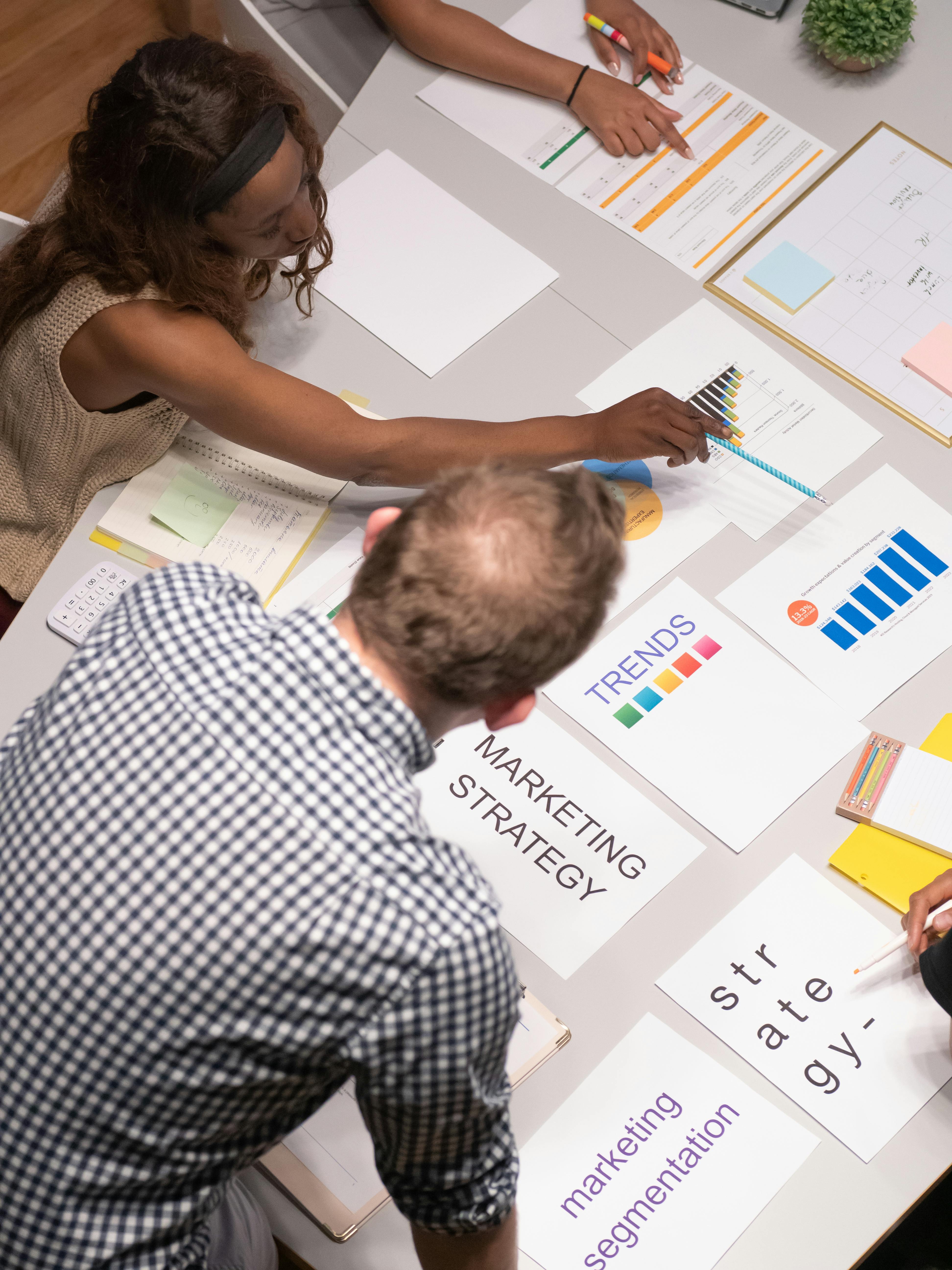 Branding & Strategy visual mockup